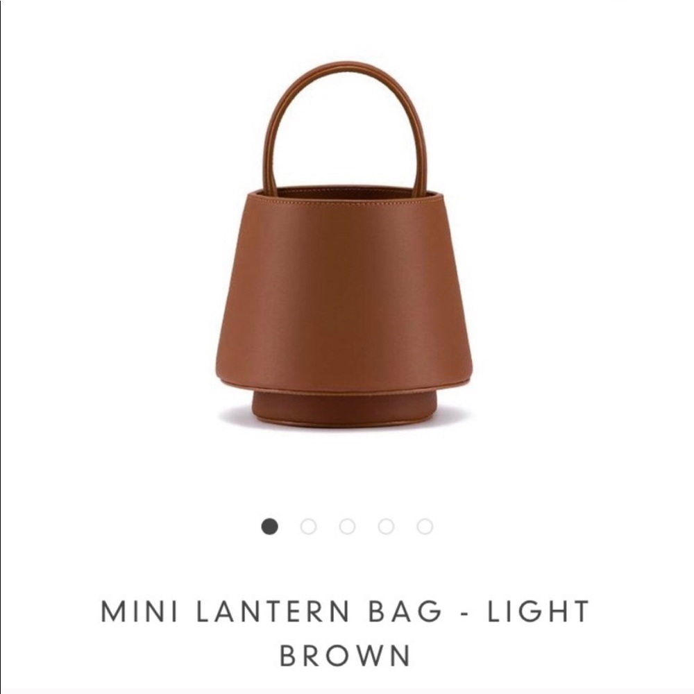 Mlouye Mini Lantern Bag in Light Brown